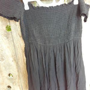 Charlotte Russe XL black off-the-shoulder dress